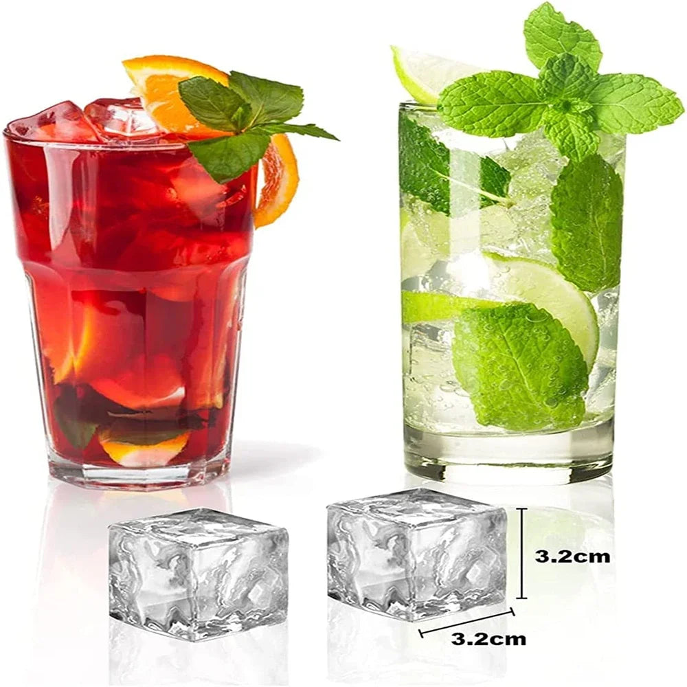 6 Grid Round Square Ice Cube Ball Large Ice Cube Maker For Whiskey Cocktails and Homemade Keep Drinks Chilled Ice Mold