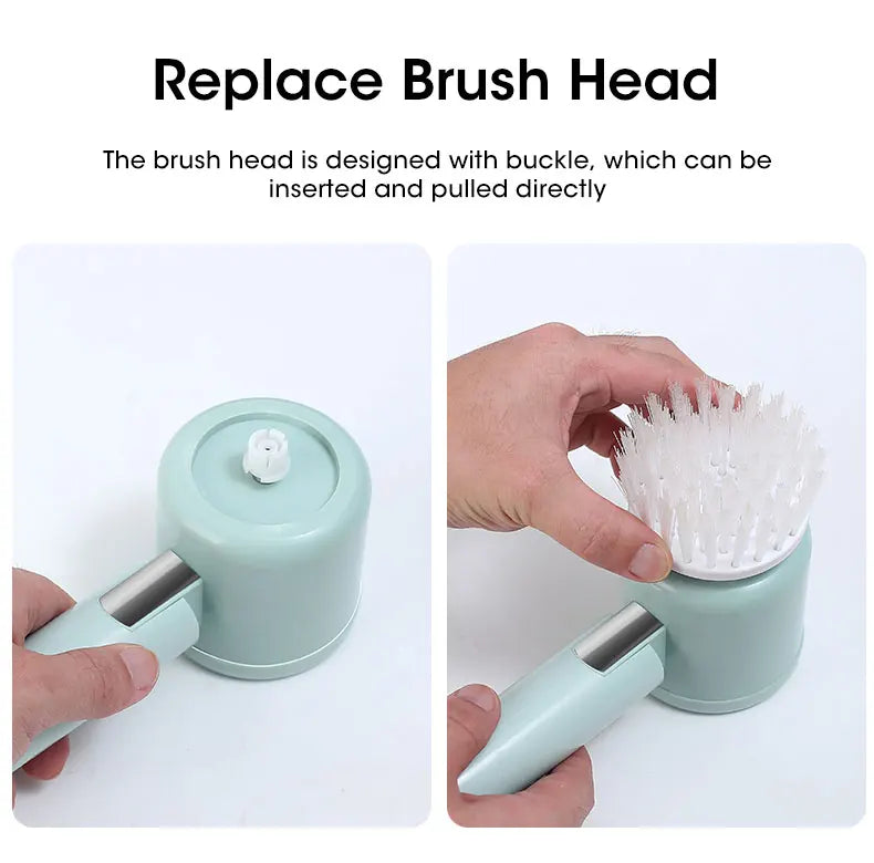 Electric Spin Scrubber, Bathroom Cordless Cleaning Brush Power Scrubber with 5 Replaceable Brush Heads, Electric Cleaning Brush