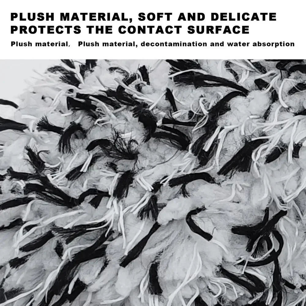 Car Wash Super Plush Microfiber Tire Rim Wheel Hub Cleaning Brush Car Beauty Car Wash Brush Maintenance Tools Cleaning Supplies