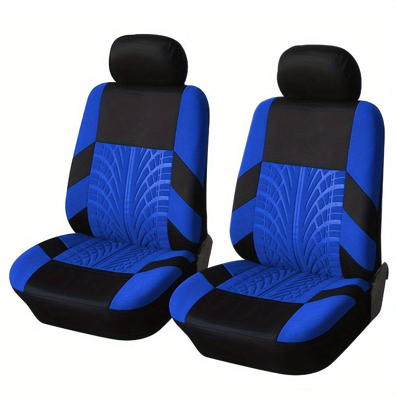 Front Pair Car Seat Covers, Breathable Polyester Split Automotive Front Seat Cushion Covers, Vehicle Seat Protectors Universal For Cars, Trucks Christmas Gift