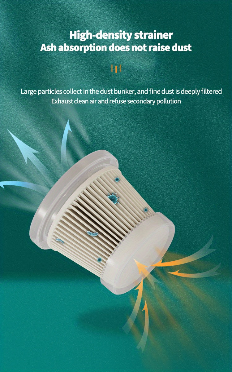 Car Vacuum Cleaner - Powerful 3Kpa Suction, Corded (3M), Lightweight Handheld Car Vacuum Cleaner, Single-Point Exhaust, Suitable for Cars, Trucks, Home - Lightweight And Portable, Without Battery