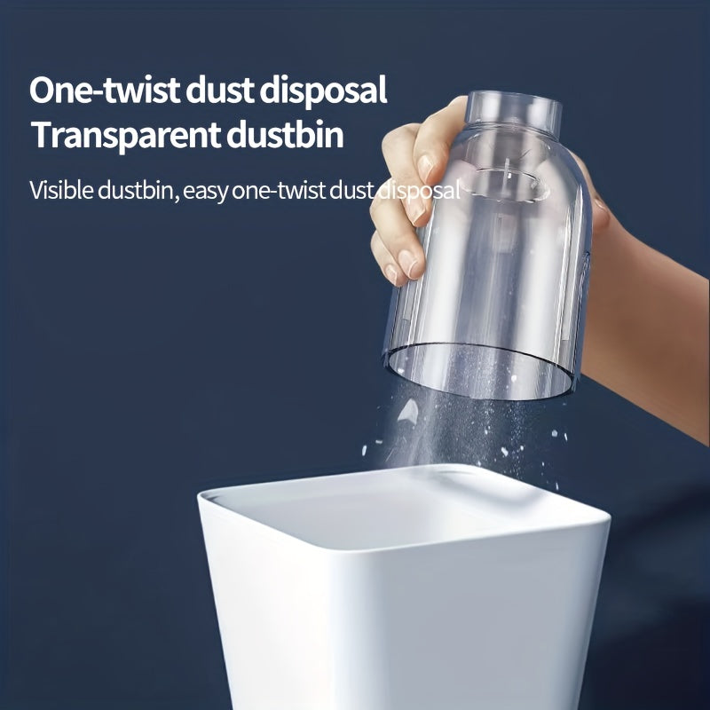 Car Vacuum Cleaner - Powerful 3Kpa Suction, Corded (3M), Lightweight Handheld Car Vacuum Cleaner, Single-Point Exhaust, Suitable for Cars, Trucks, Home - Lightweight And Portable, Without Battery